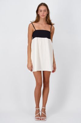 Vestido mini bicolor sold by Shasa