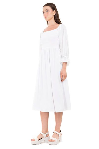 Vestido midi manga olanes sold by Shasa product image thumbnail 3