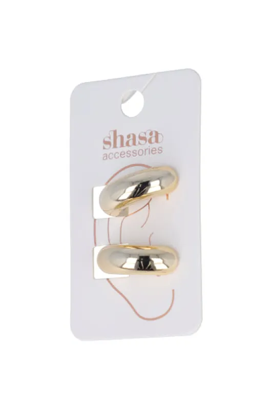 Set 2 Earcuffs Gruesos Metal sold by Shasa