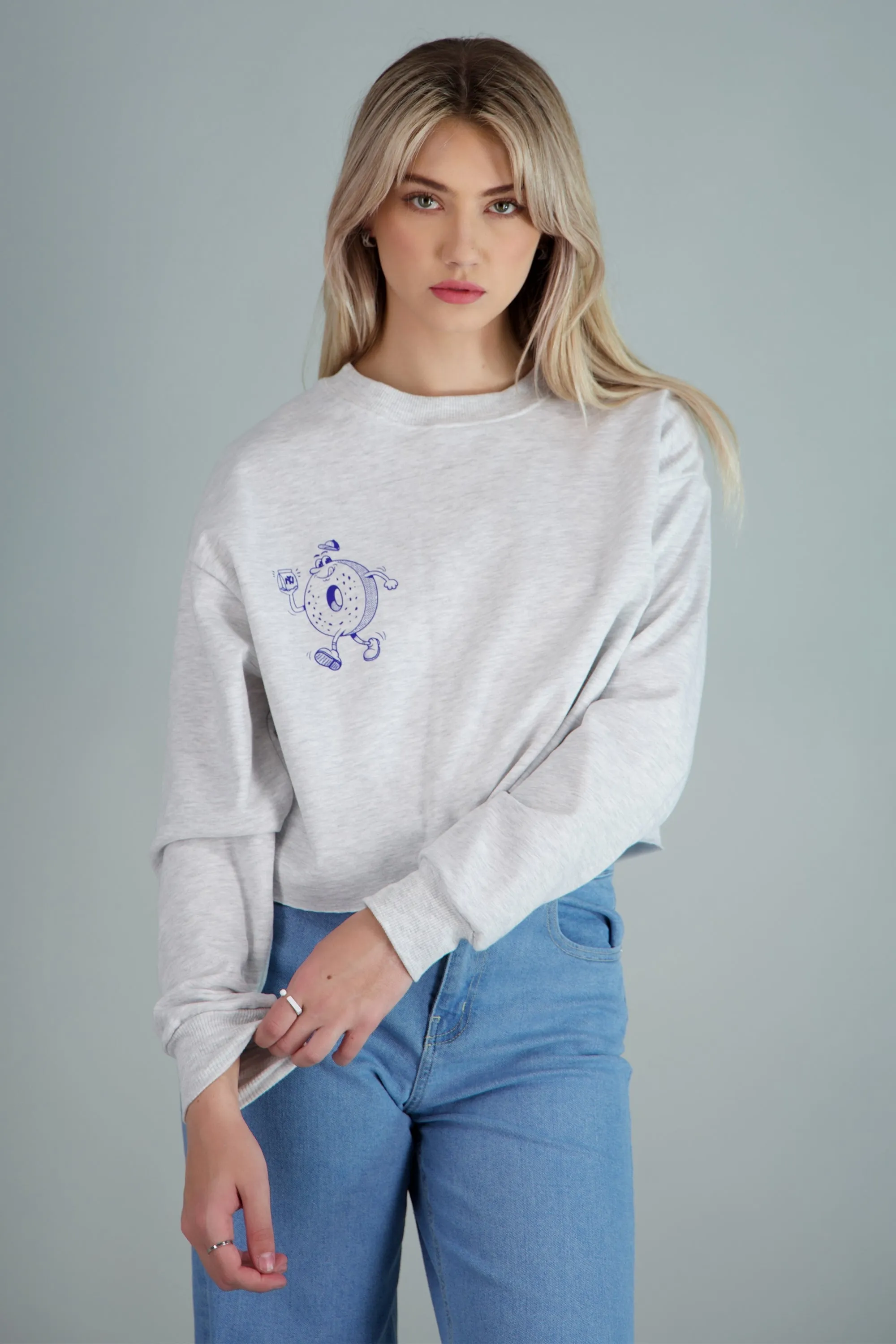 Sudadera crop estampado bagel sold by Shasa product image thumbnail 3