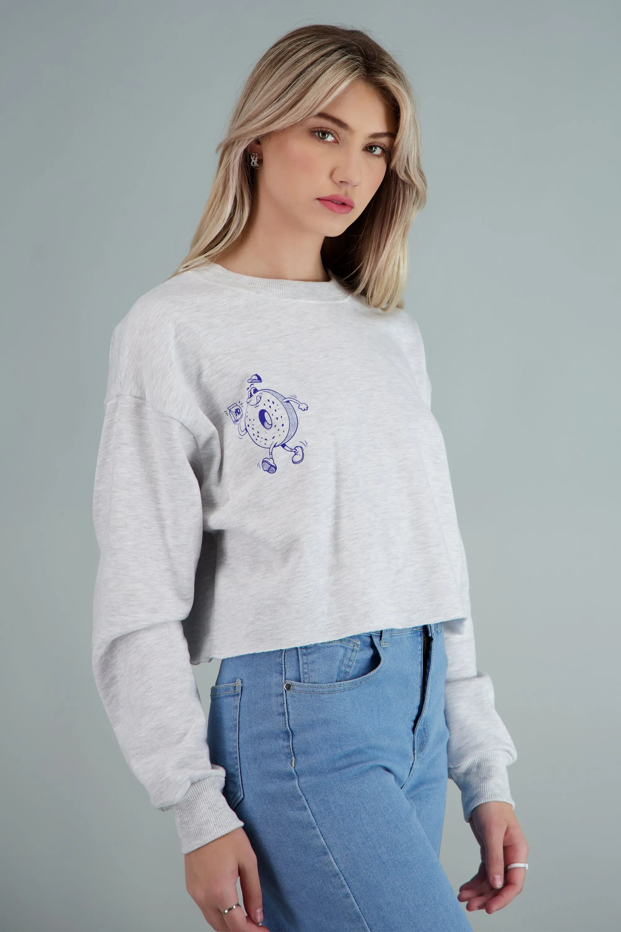 Sudadera crop estampado bagel sold by Shasa product image thumbnail 4