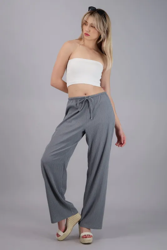 Pantalon textura detalle jareta sold by Shasa