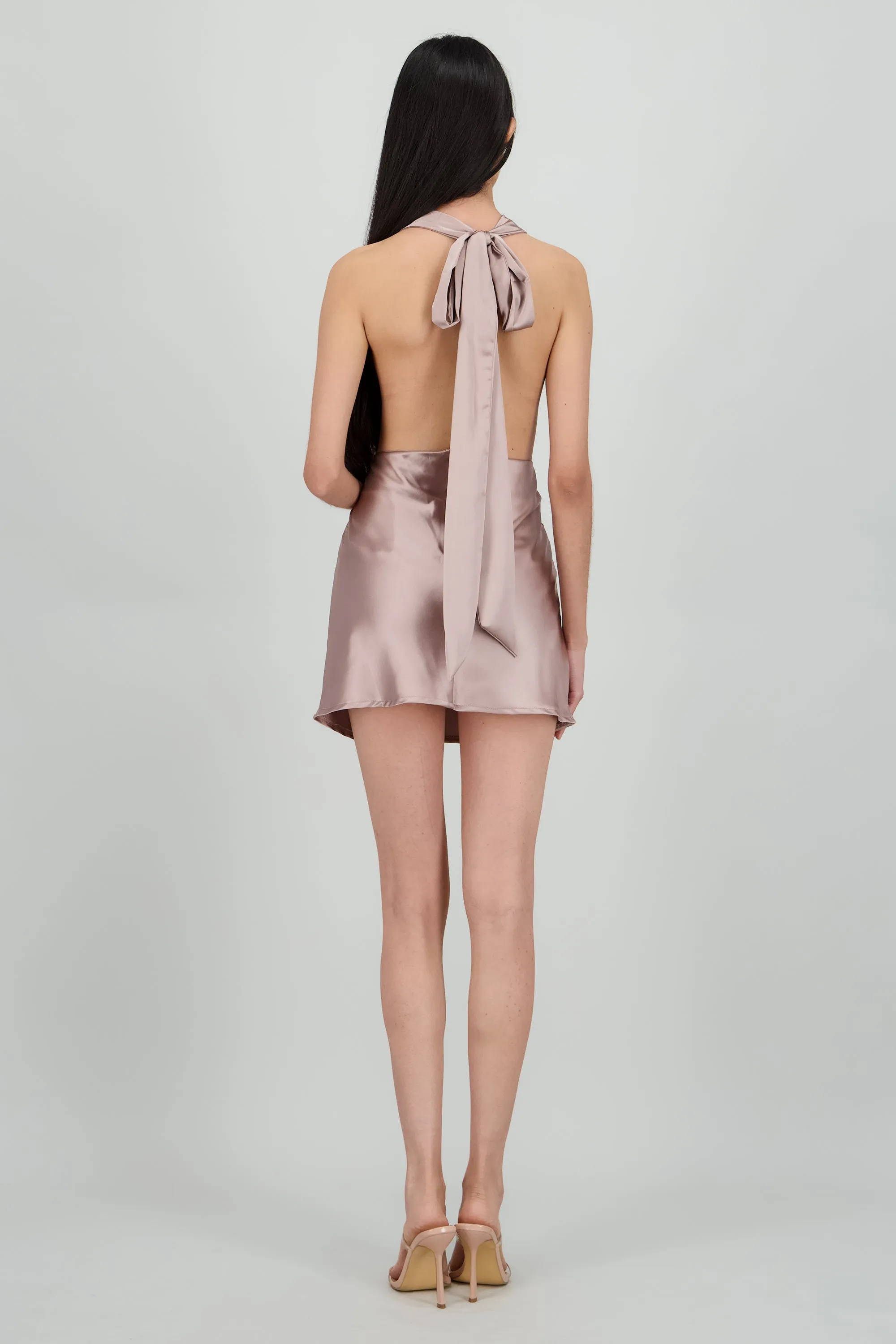 Vestido halter mini cuello cascada Hypsters sold by Shasa product image thumbnail 4