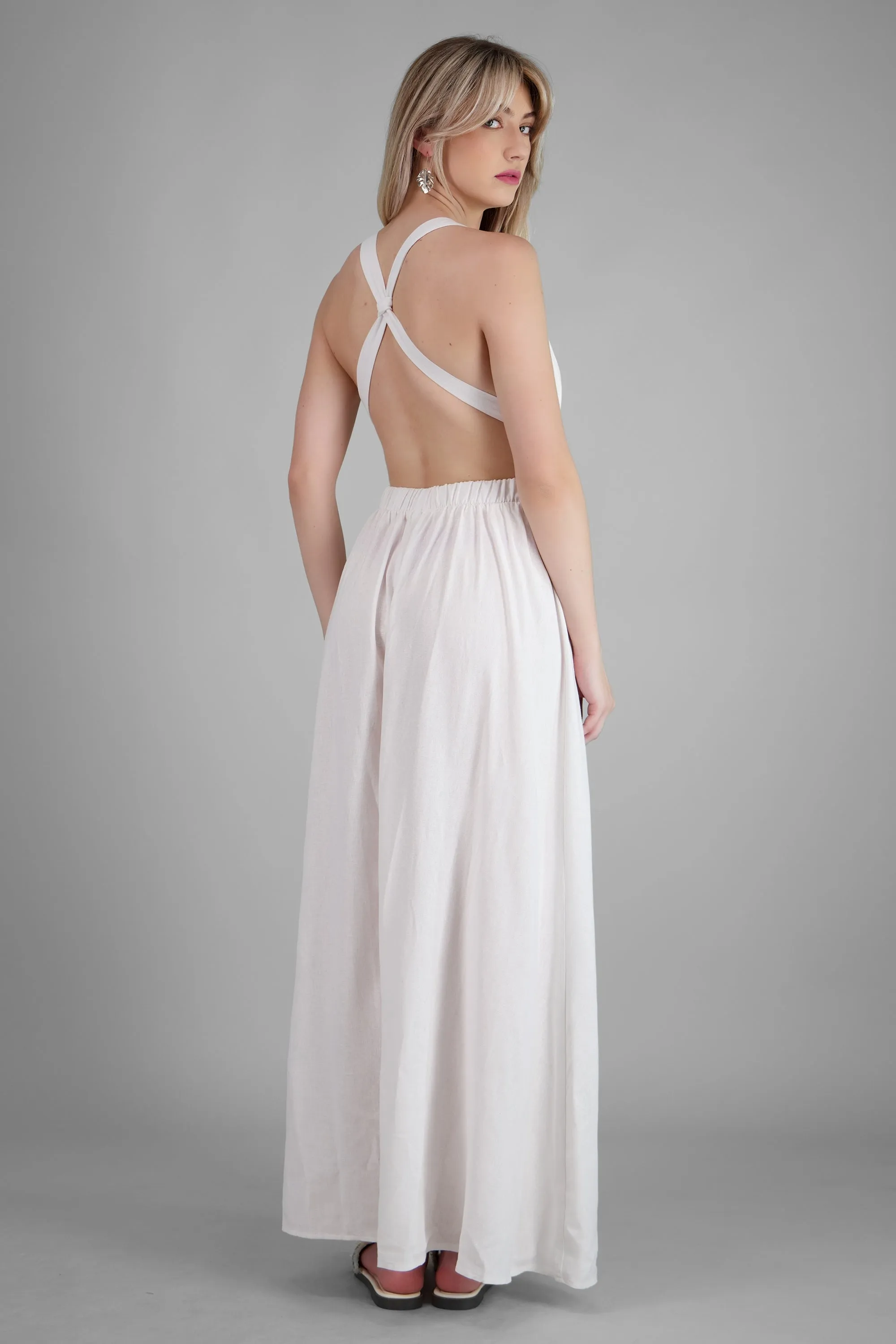 Vestido ligero maxi cruzado sold by Shasa product image thumbnail 4