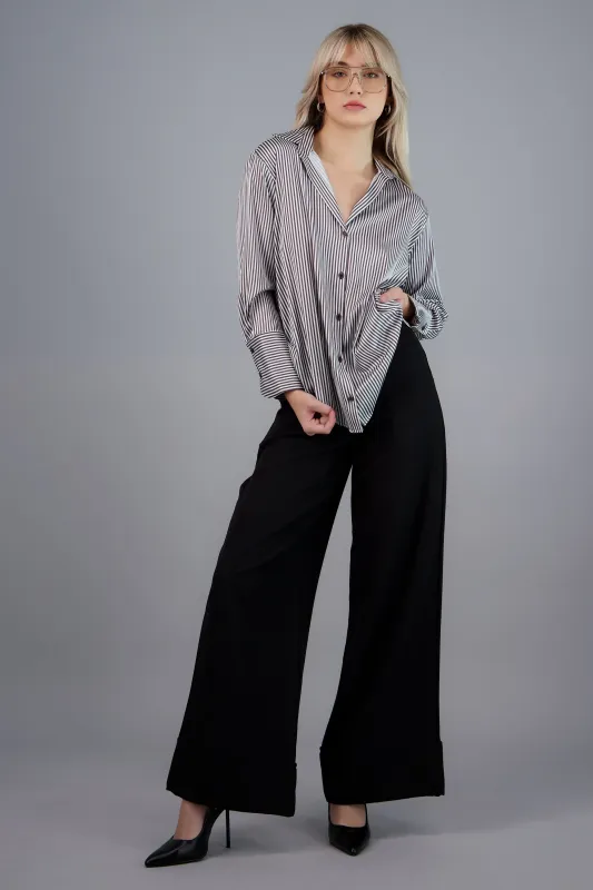 Blusa satin rayas manga larga Hypsters sold by Shasa