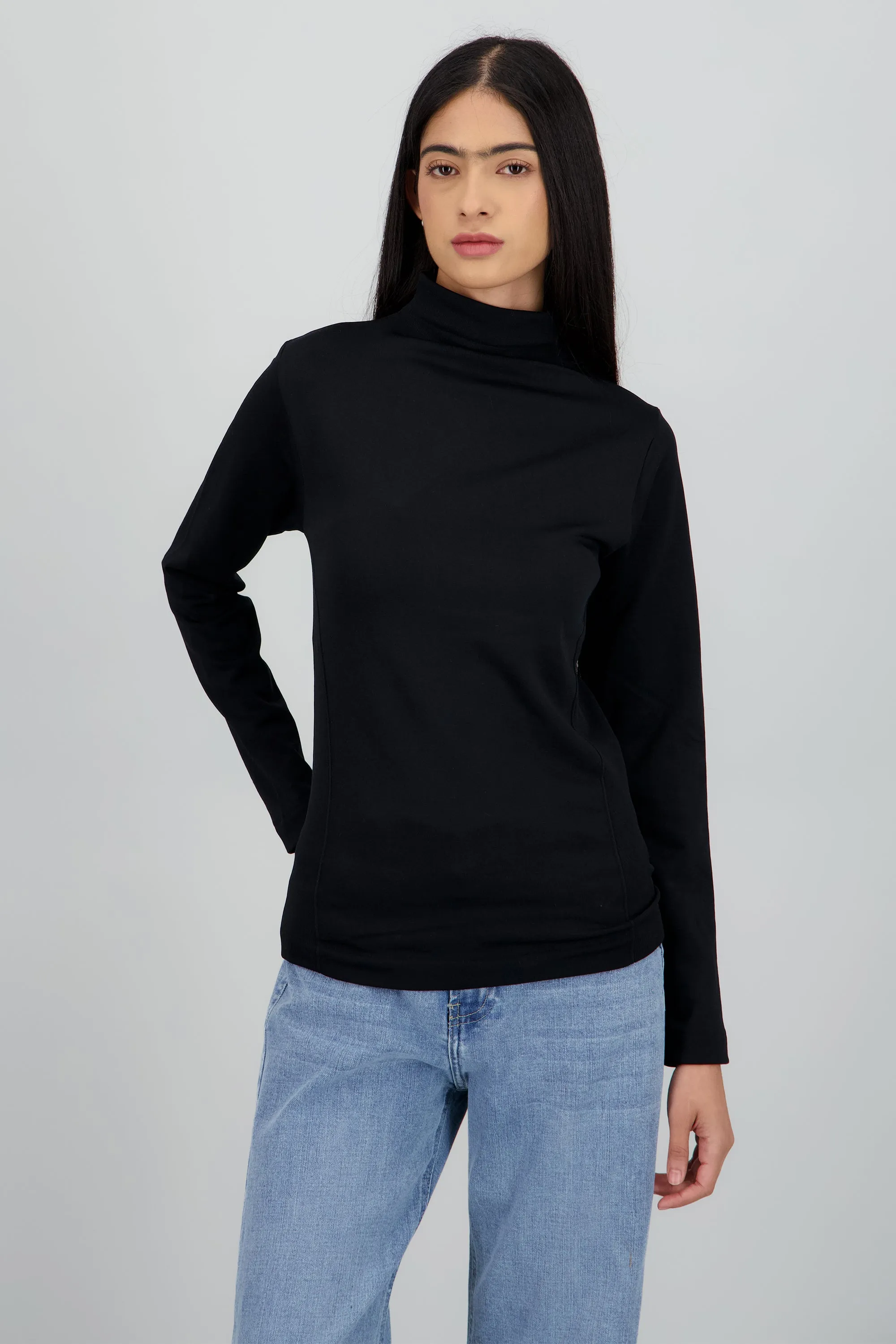 Top cuello alto manga larga liso sold by Shasa product image thumbnail 2