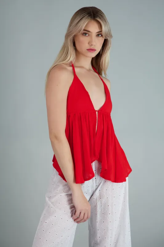 Top amarre fluido espalda descubierta sold by Shasa