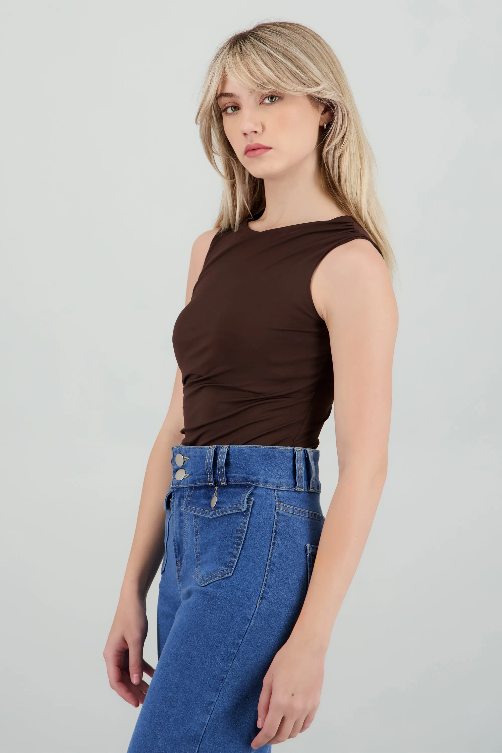 Bodysuit frunce hombro y costado sold by Shasa product image thumbnail 2