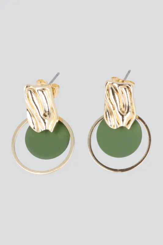 ARETES DOBLE CIRCULO COLOR PQ sold by Shasa