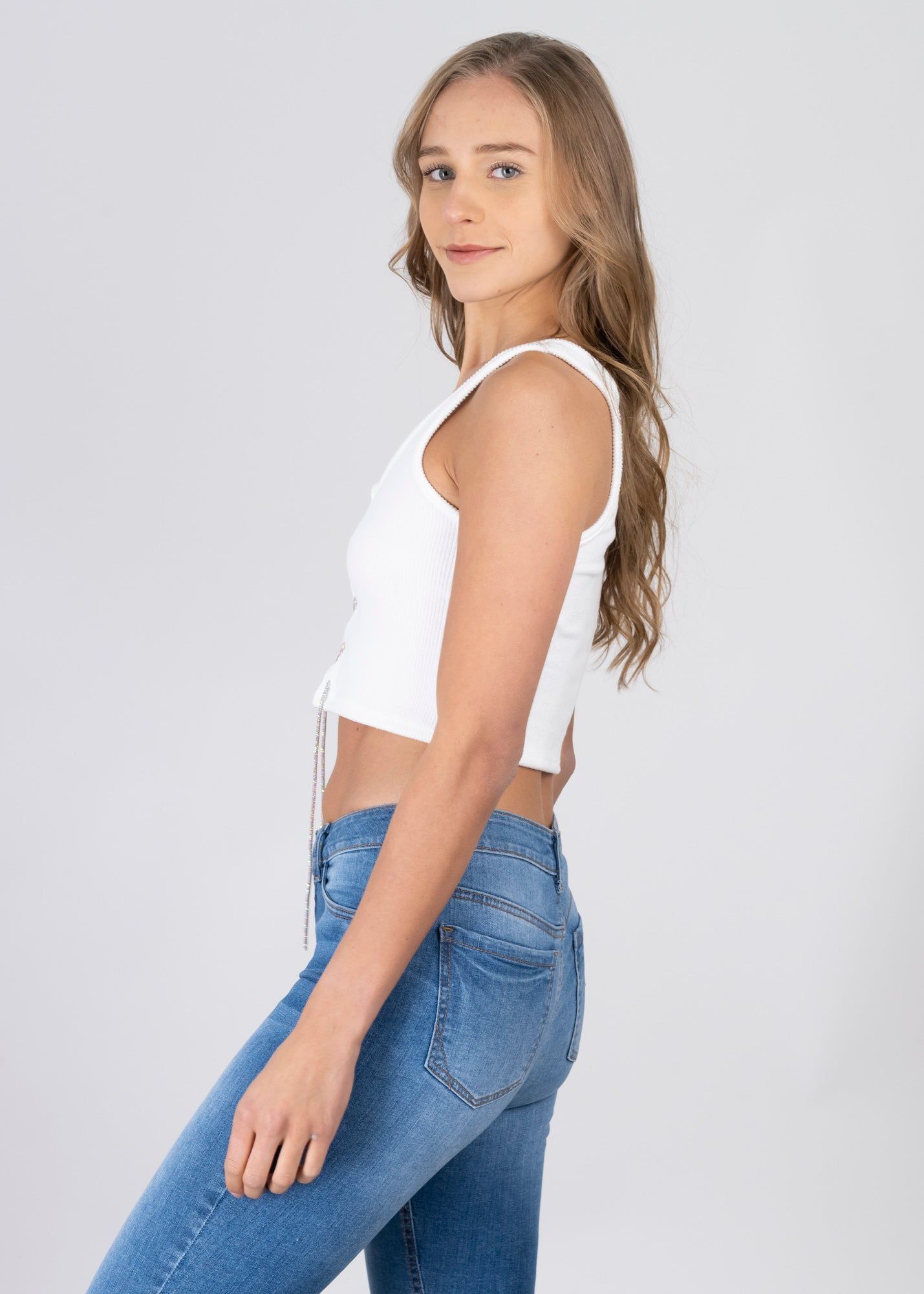 Top lace up acanalado mangas sold by Shasa product image thumbnail 3