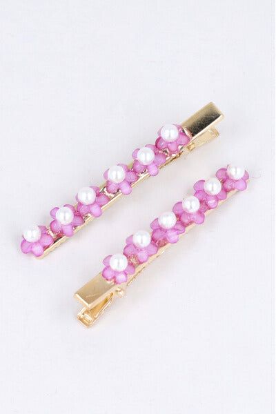 Set 2 piezas pasador flores sold by Shasa product image thumbnail 5