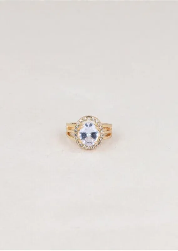 Anillo Ovalo Cristal sold by Shasa