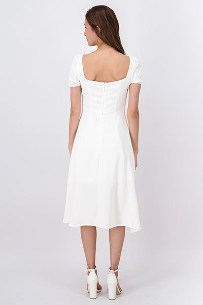 Vestido midi plisado abertura sold by Shasa product image thumbnail 4