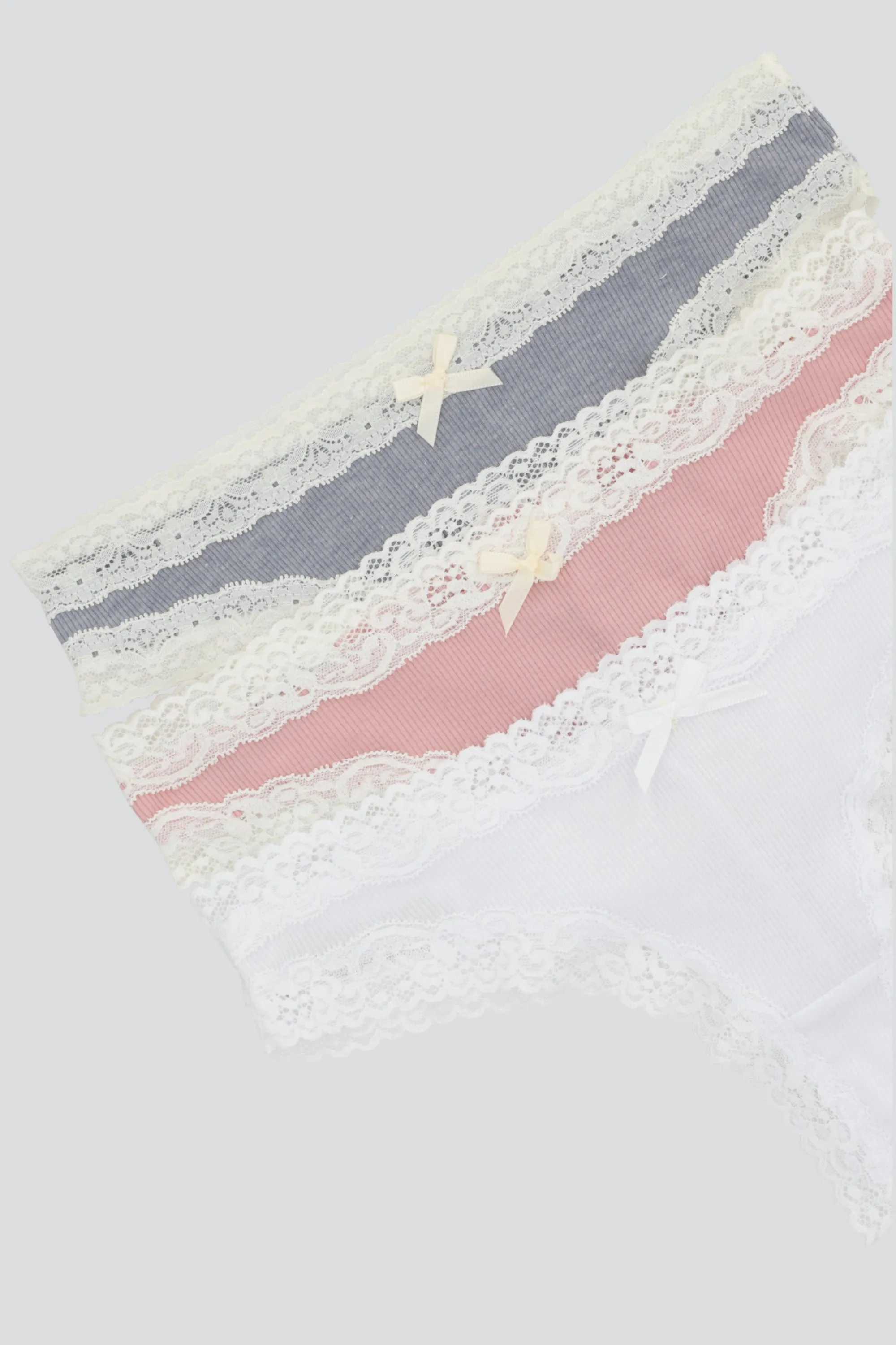 Tripack tanga rib detalle encaje sold by Shasa product image thumbnail 3