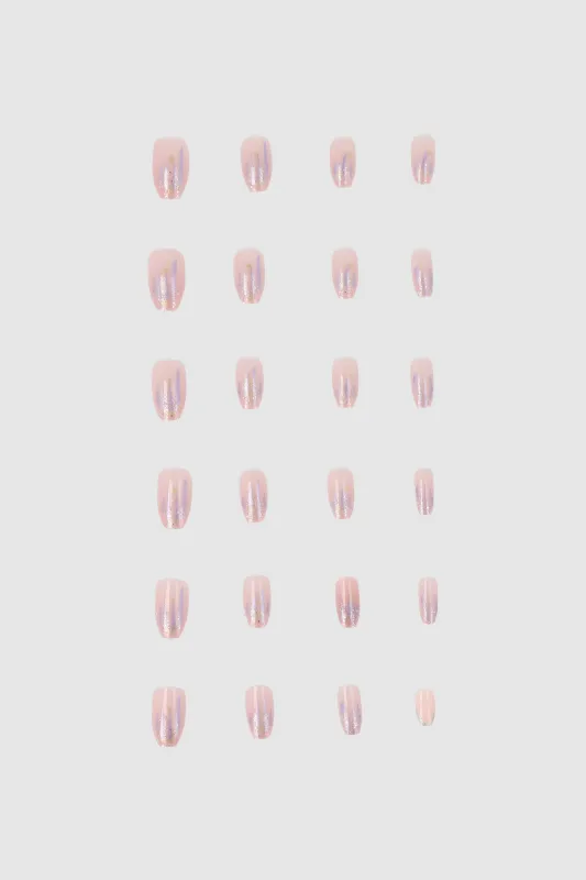 Set 24 uñas holograficas sold by Shasa