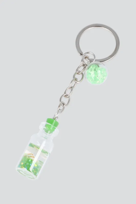 Llavero frasco esfera sold by Shasa