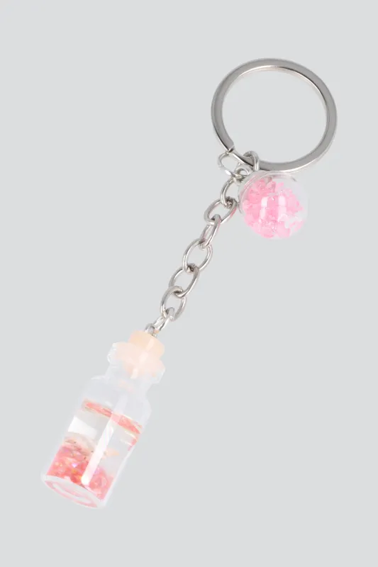 Llavero frasco esfera sold by Shasa