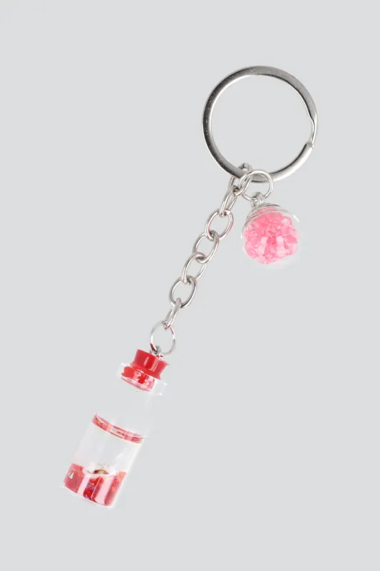 Llavero frasco esfera sold by Shasa