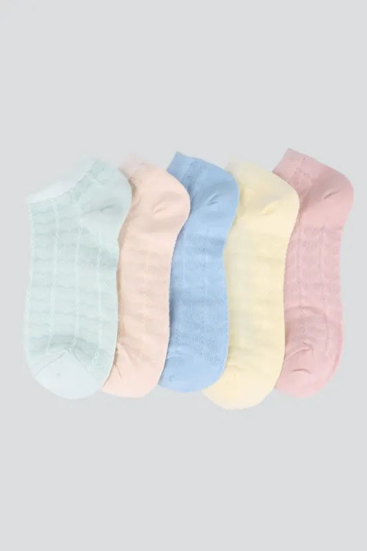 5 pack calcetines textura corazon sold by Shasa