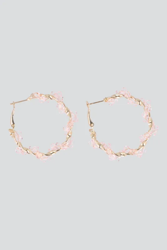 Arracadas detalle cuentas sold by Shasa