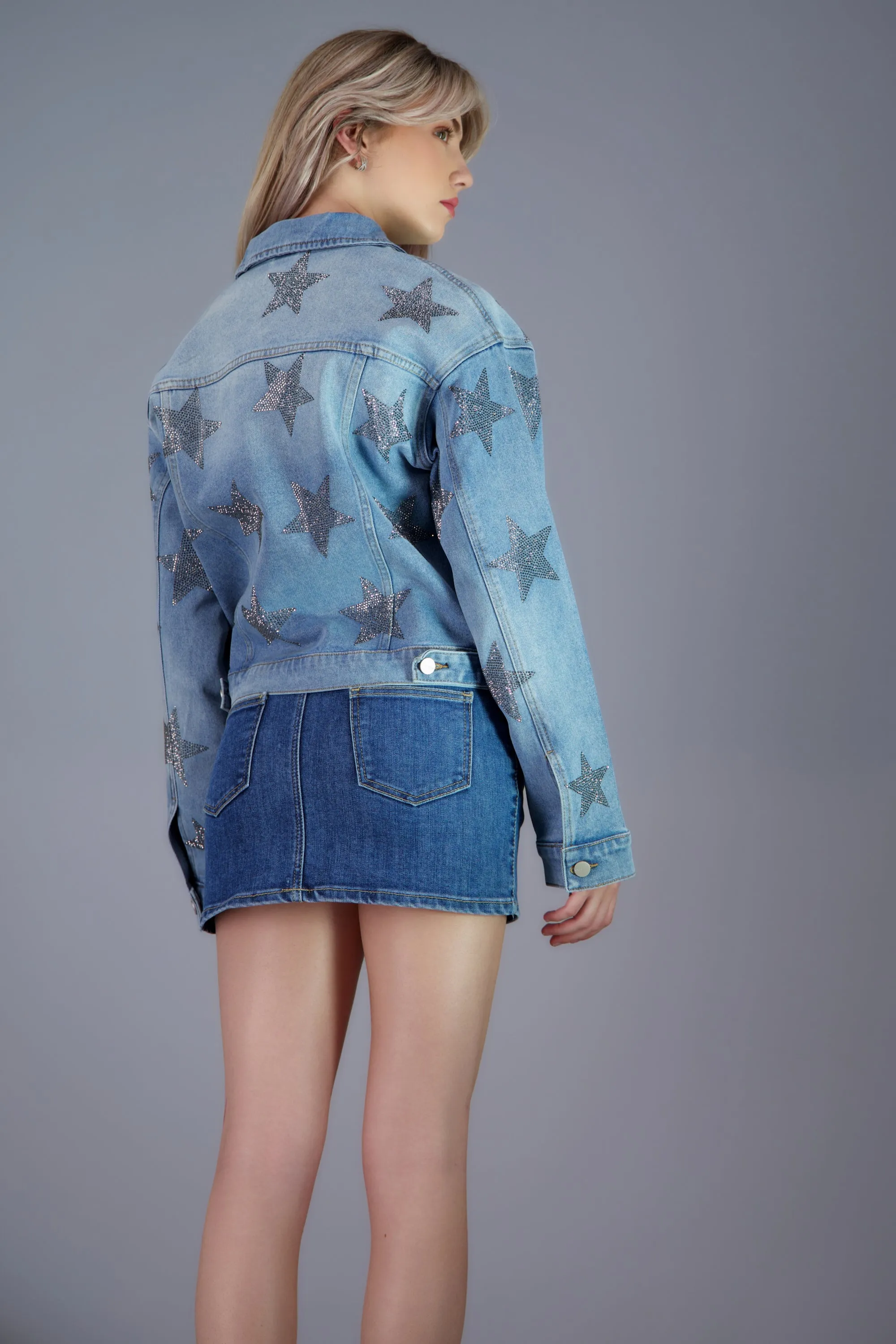 Chamarra trucker mini estrellas sold by Shasa product image thumbnail 4