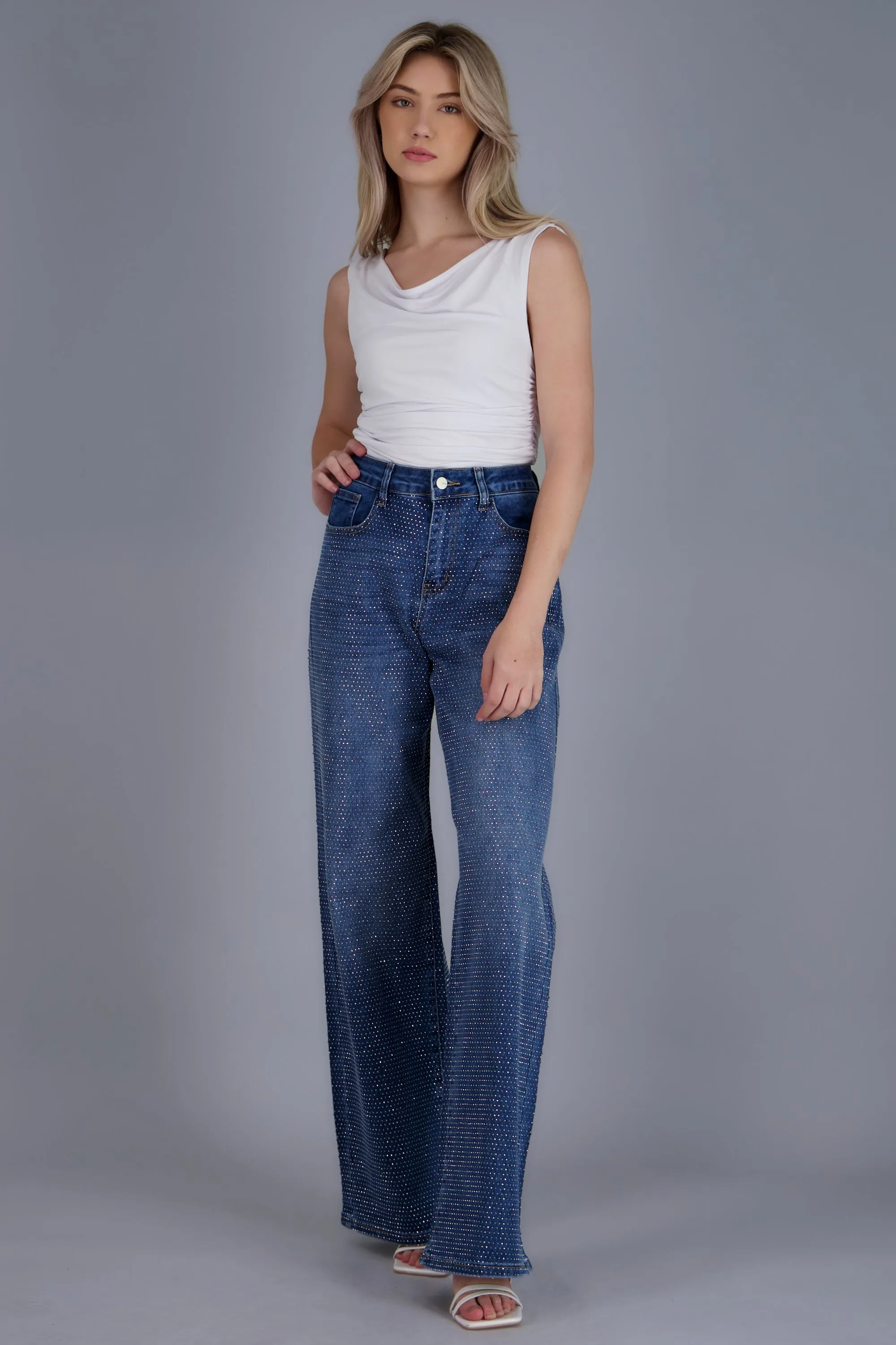 Jeans wide leg full brillo sold by Shasa product image thumbnail 2