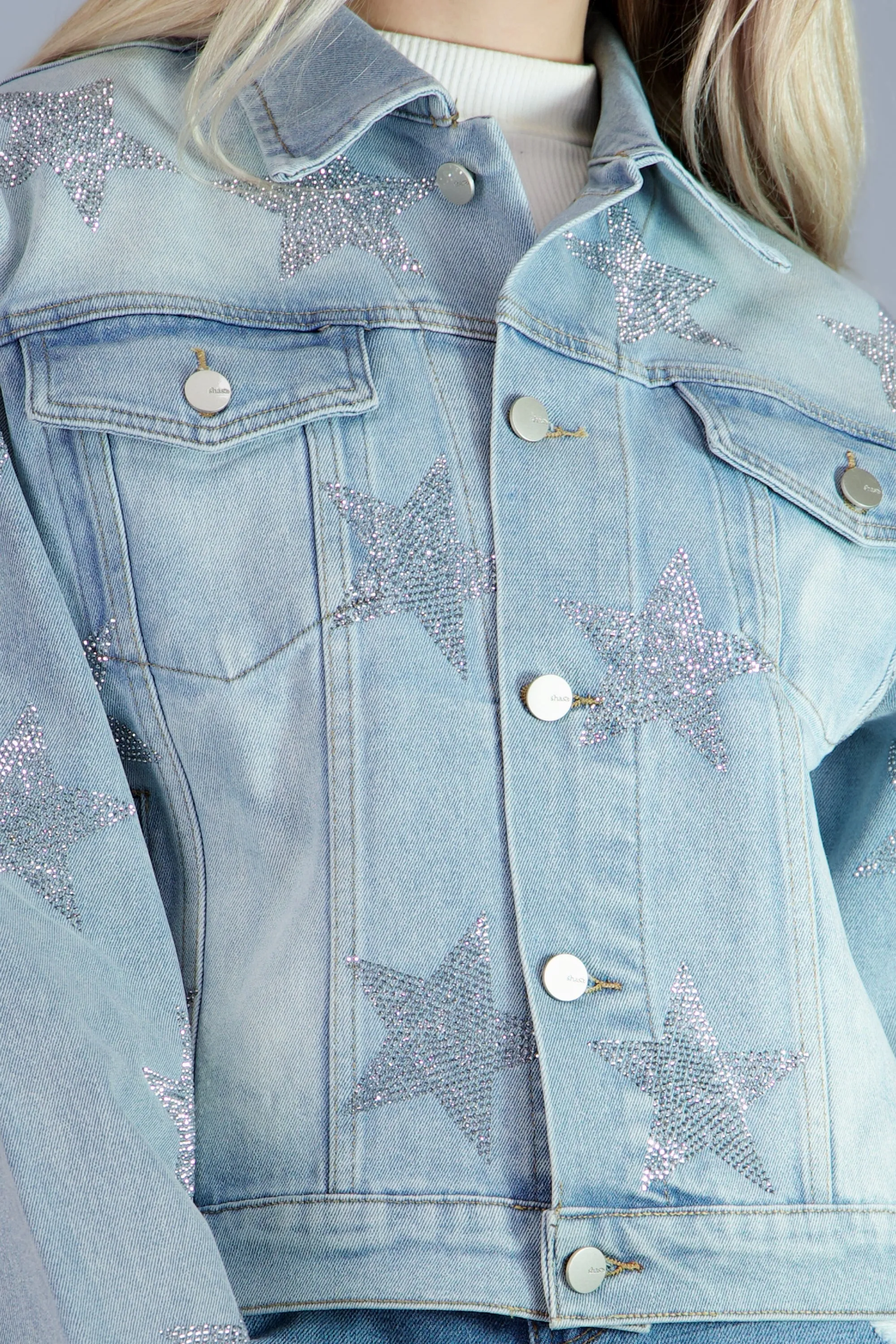 Chamarra trucker mini estrellas sold by Shasa product image thumbnail 5