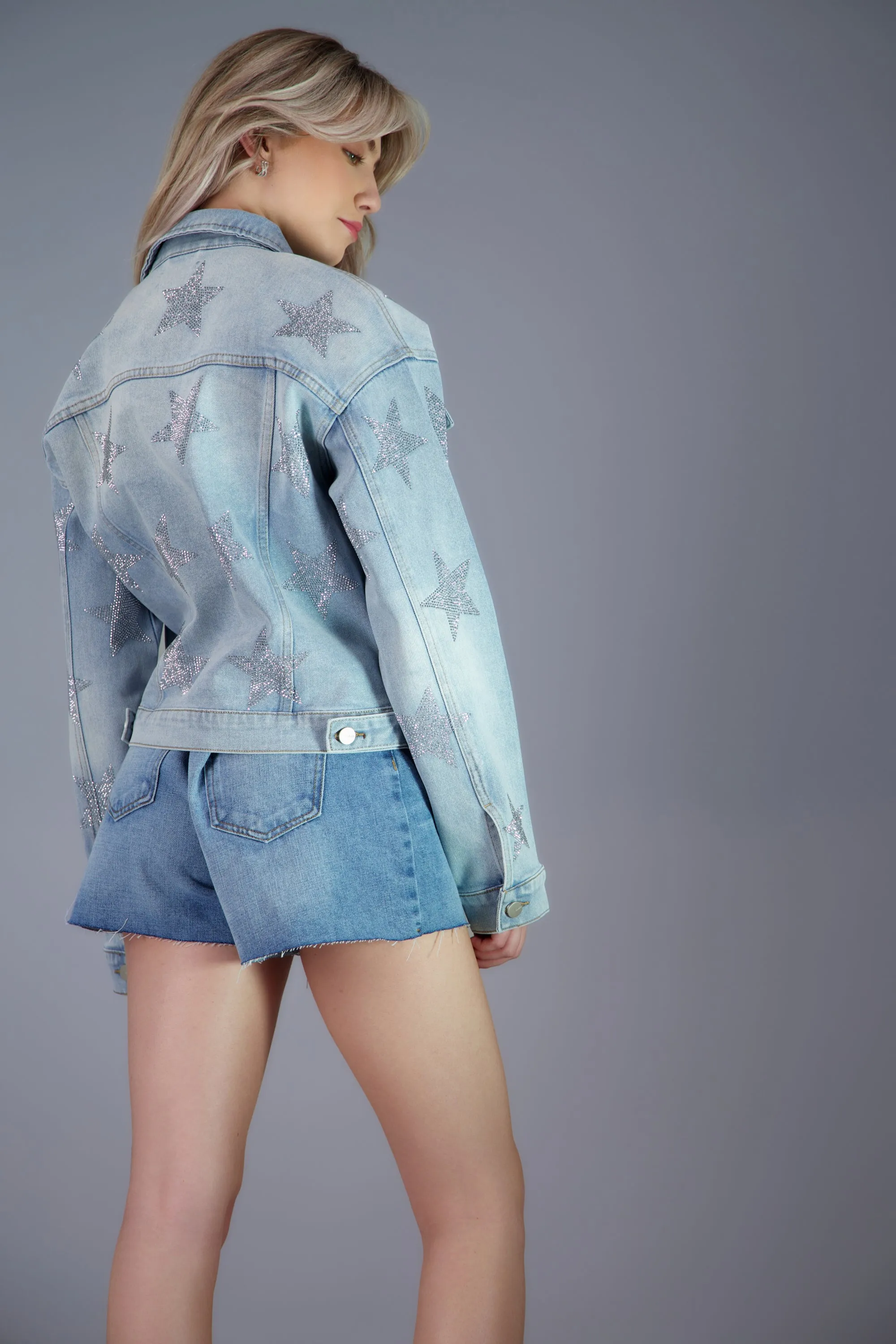 Chamarra trucker mini estrellas sold by Shasa product image thumbnail 4