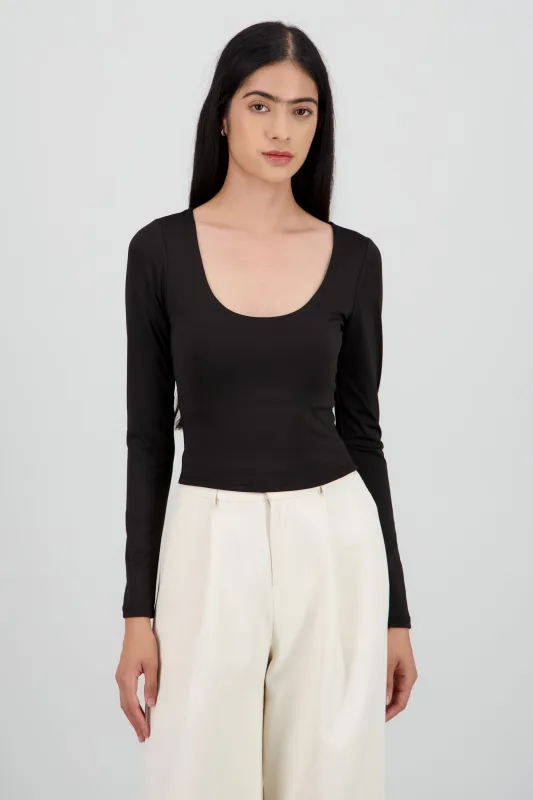 Top manga corta larga sold by Shasa