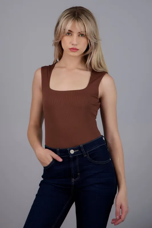 Bodysuit textura escote cuadrado sold by Shasa