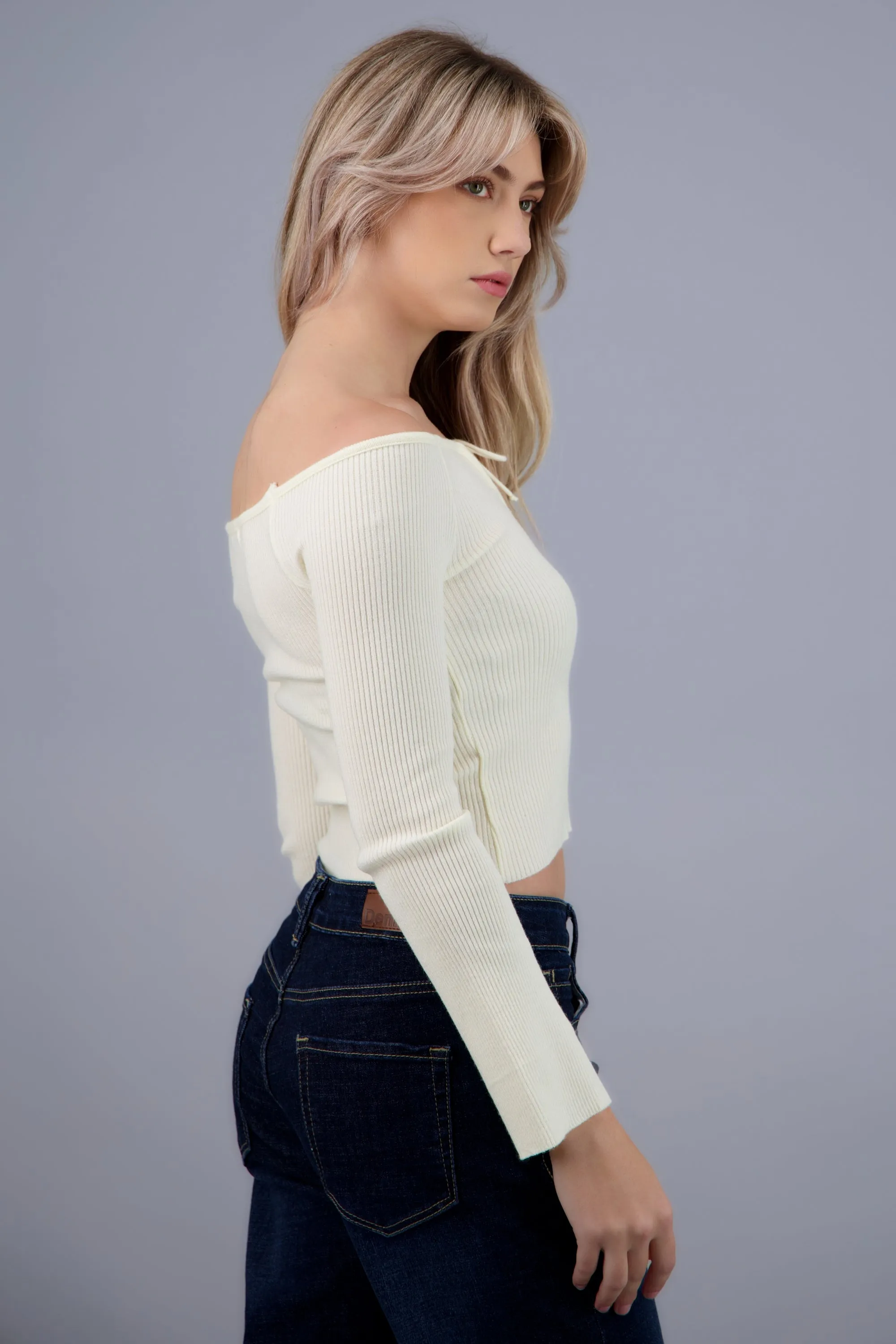 Top manga larga detalle laso sold by Shasa product image thumbnail 4