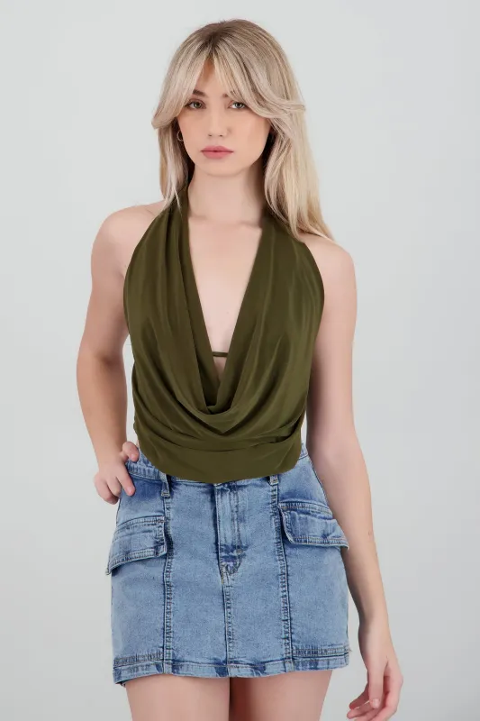 Top escote cascada sold by Shasa