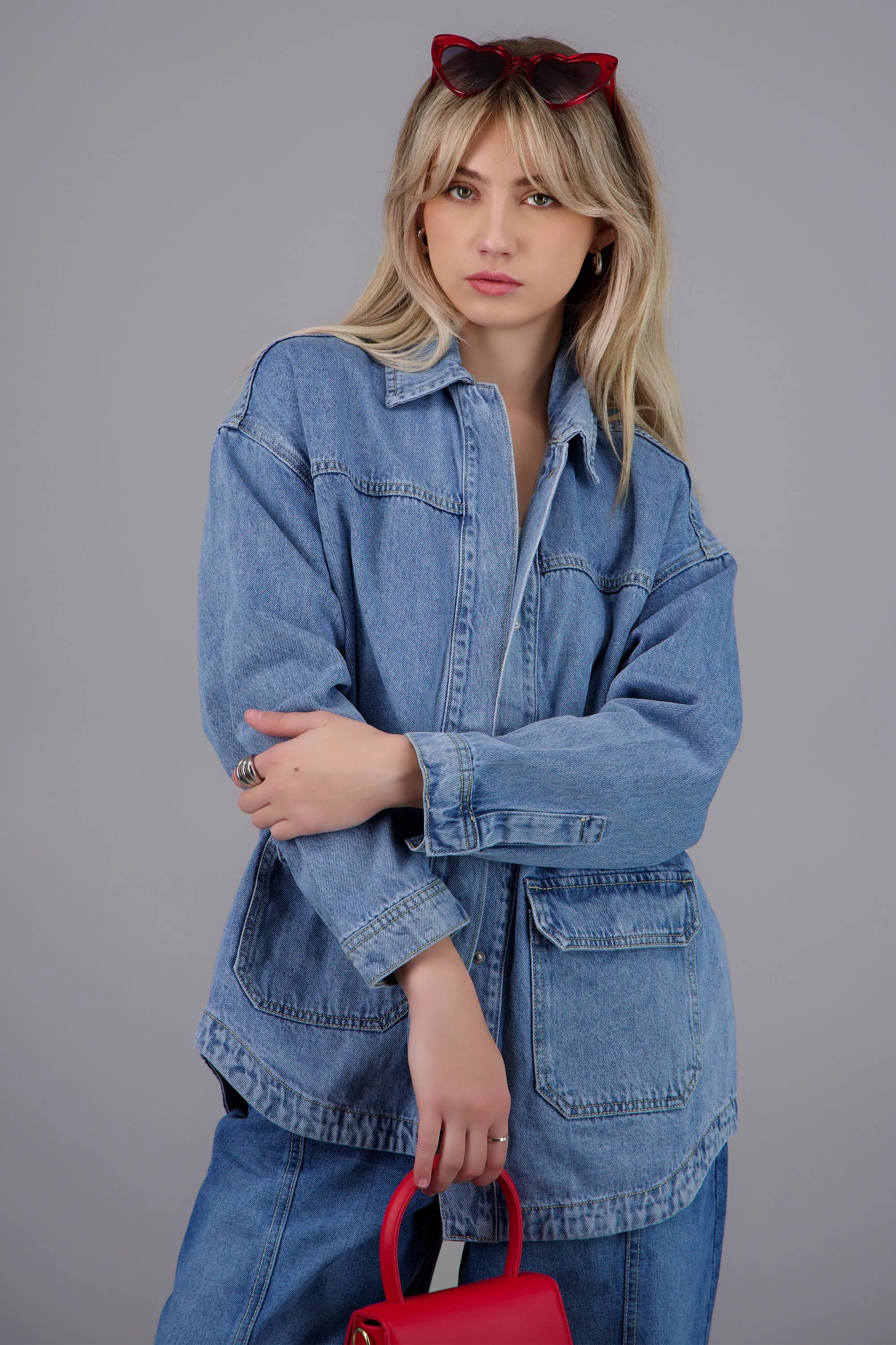 Chamarra oversize bolsas sold by Shasa product image thumbnail 5