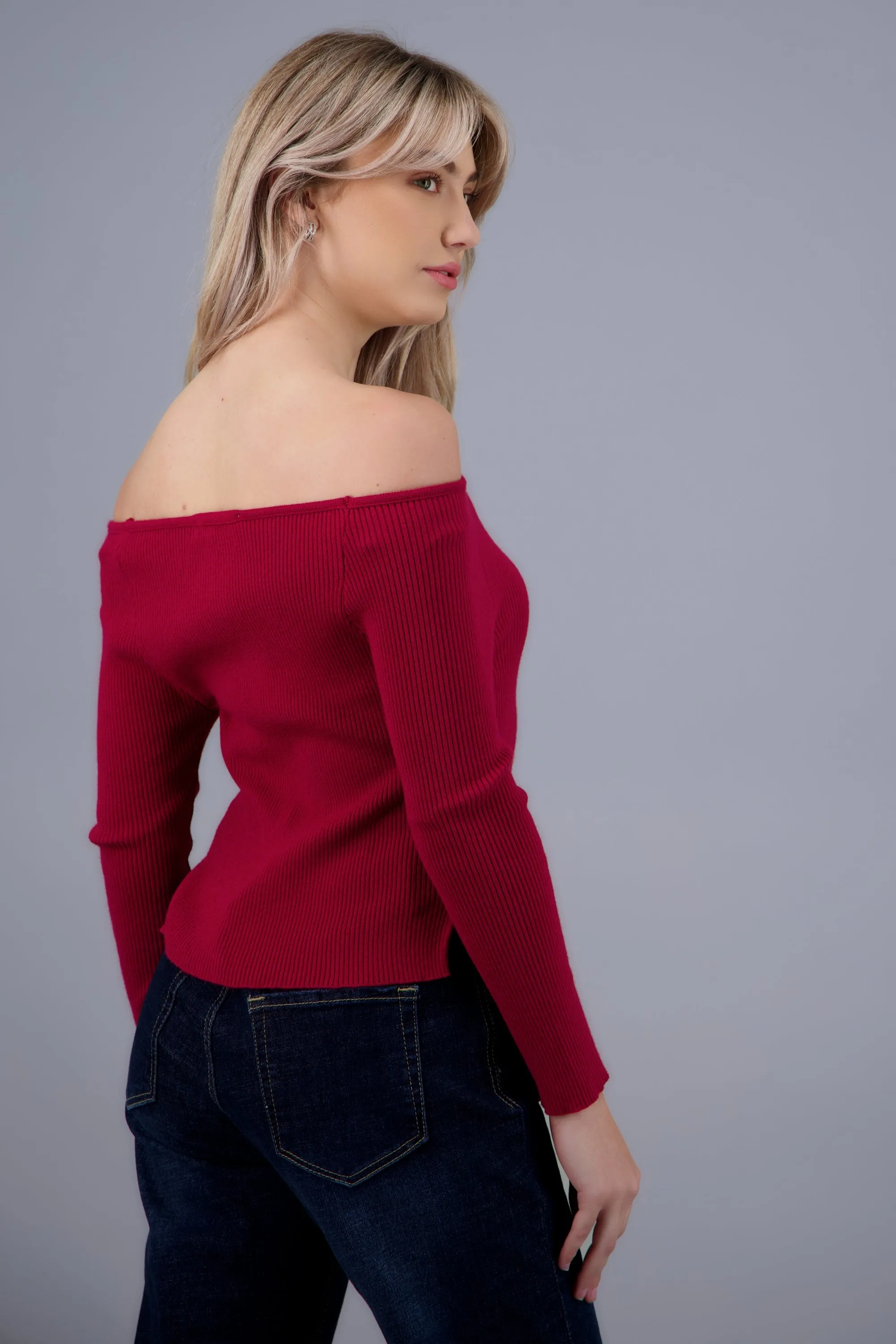 Top off shoulder detalle abertura sold by Shasa product image thumbnail 4