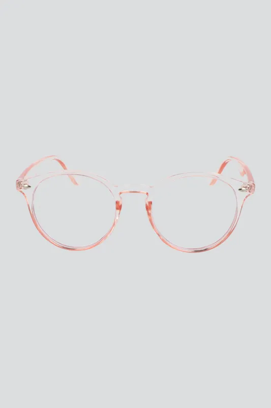 Lentes redondos marco grueso luz azul sold by Shasa