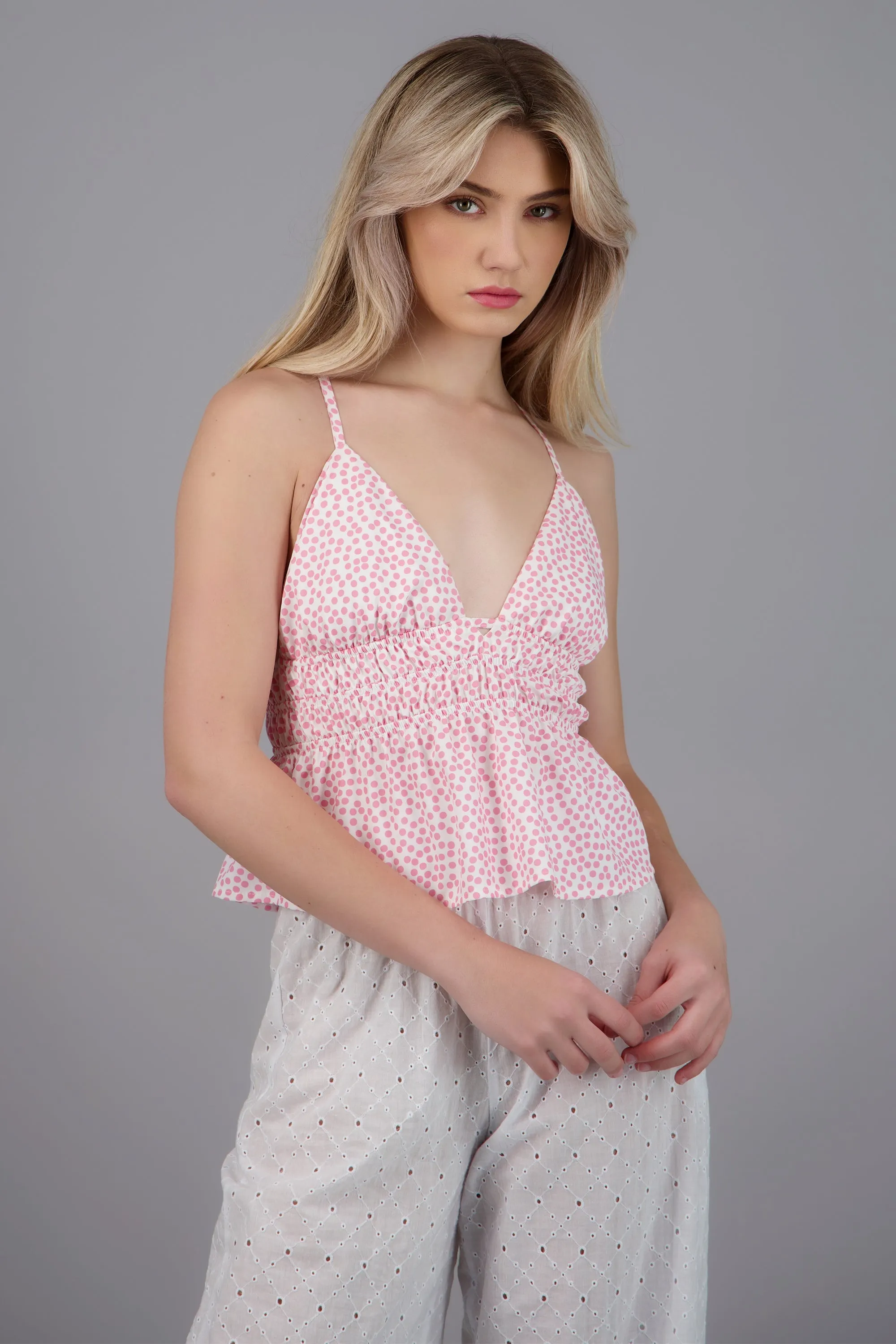 Top Tirante polka dots sold by Shasa