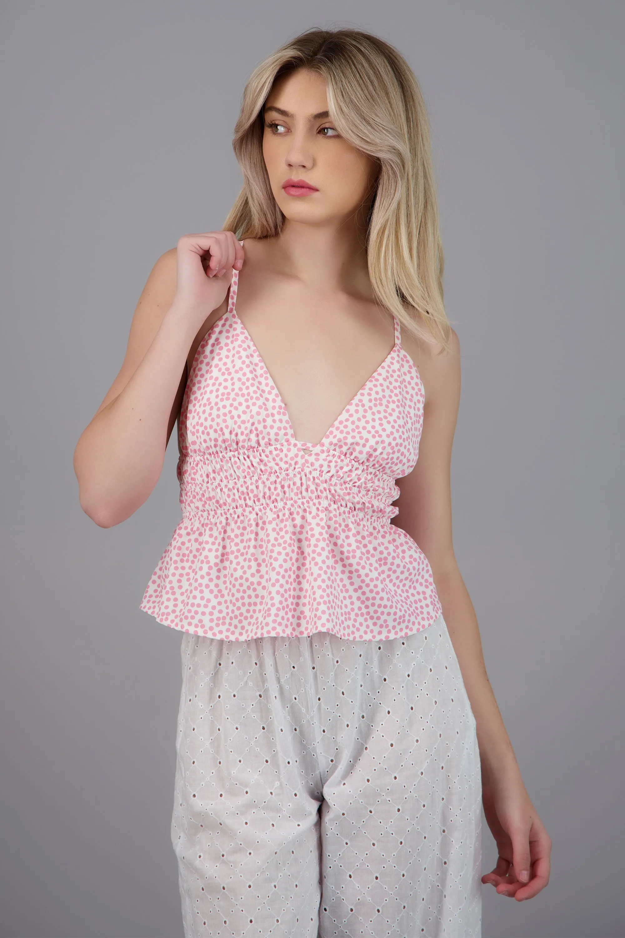 Top Tirante polka dots sold by Shasa product image thumbnail 2