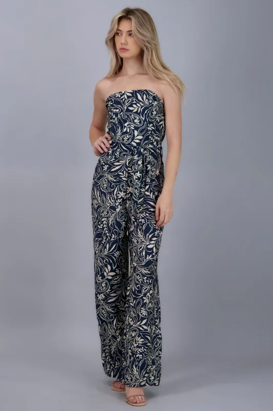 Jumpsuit strapless estampado paisley sold by Shasa