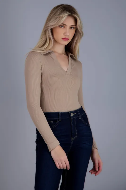 Bodysuit manga larga seamless liso sold by Shasa