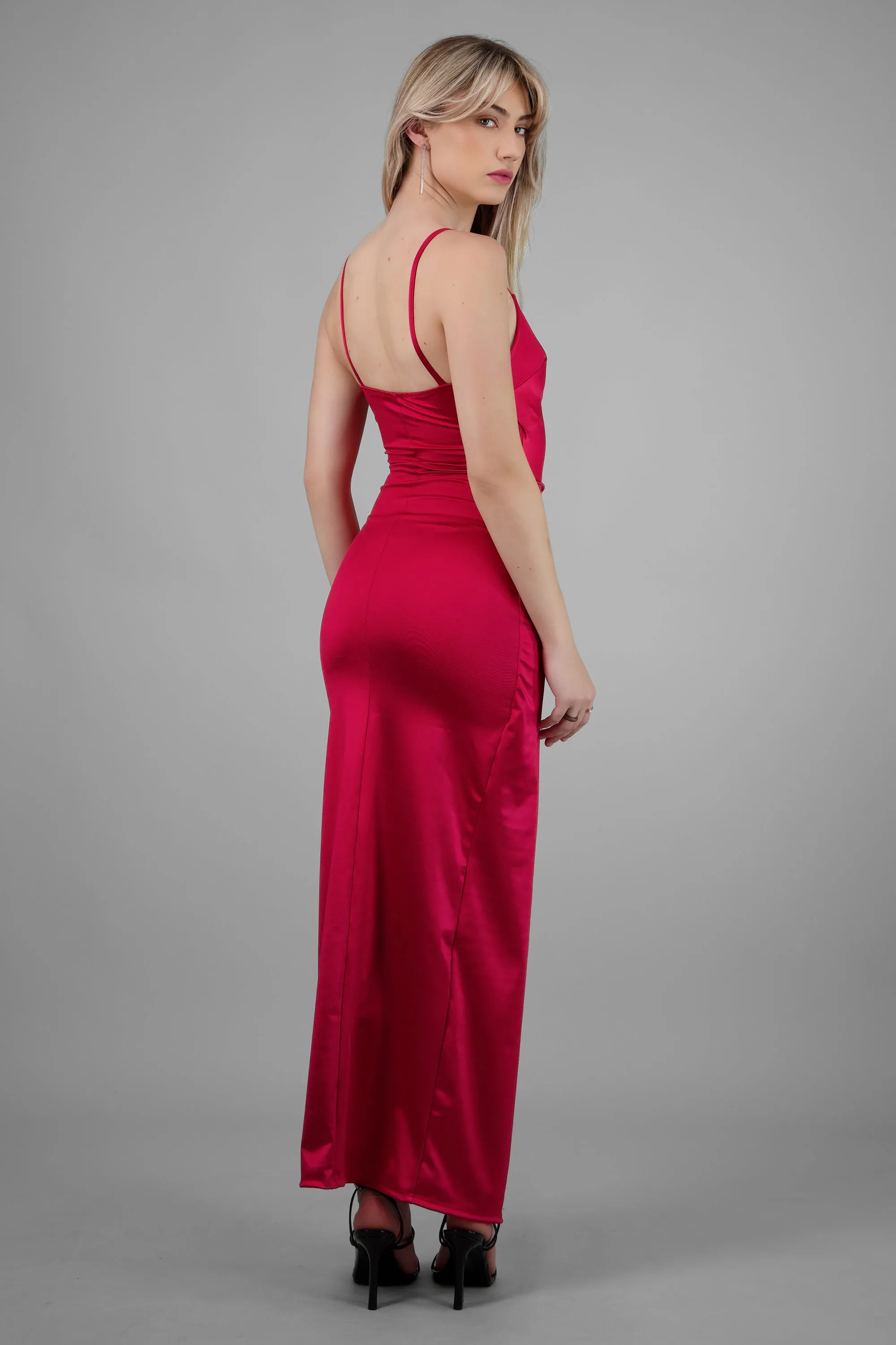 Vestido satinado midi sold by Shasa product image thumbnail 4