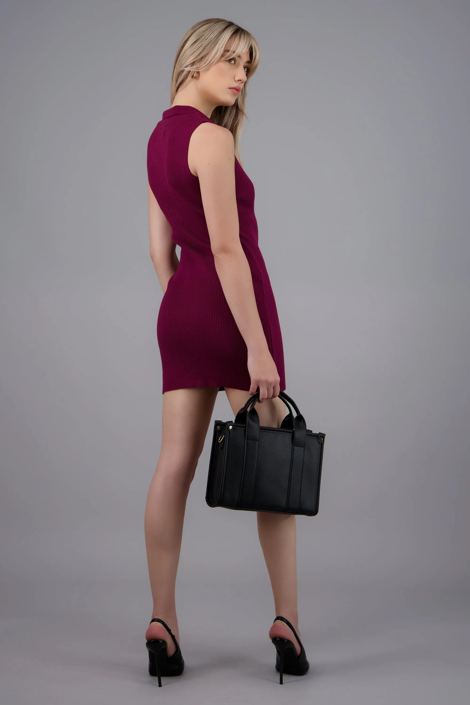 Vestido sin manga cuello polo sold by Shasa product image thumbnail 4