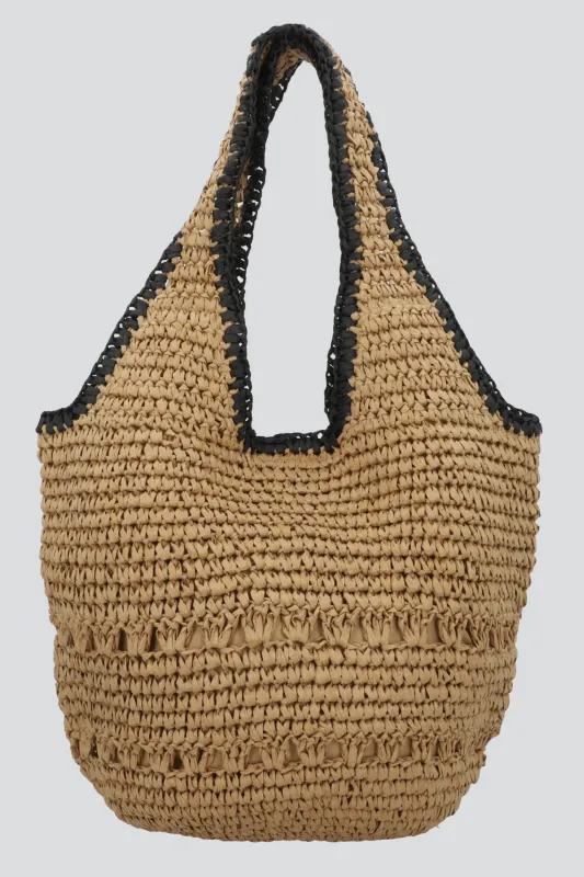 BOLSA TEJIDA PLAYA ORILLA COLOR sold by Shasa