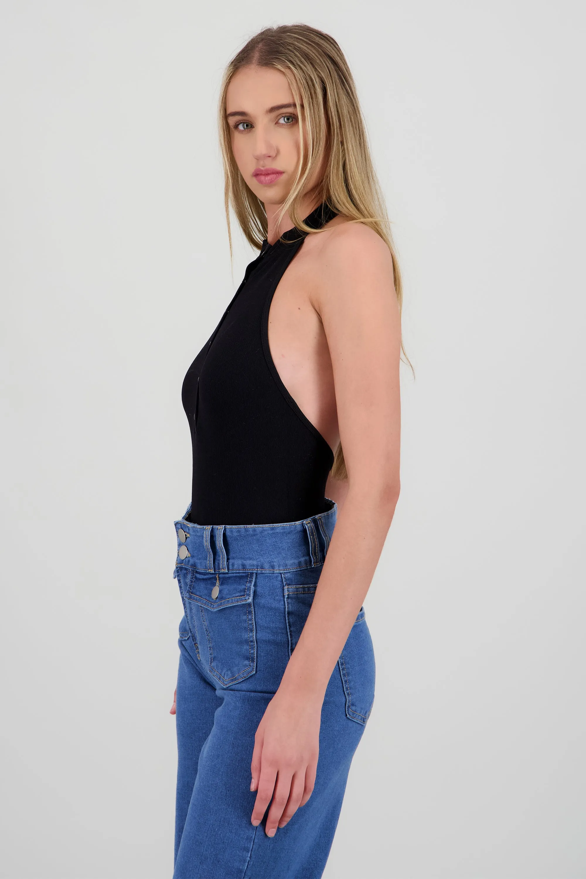 Bodysuit halter detalle botones sold by Shasa product image thumbnail 2