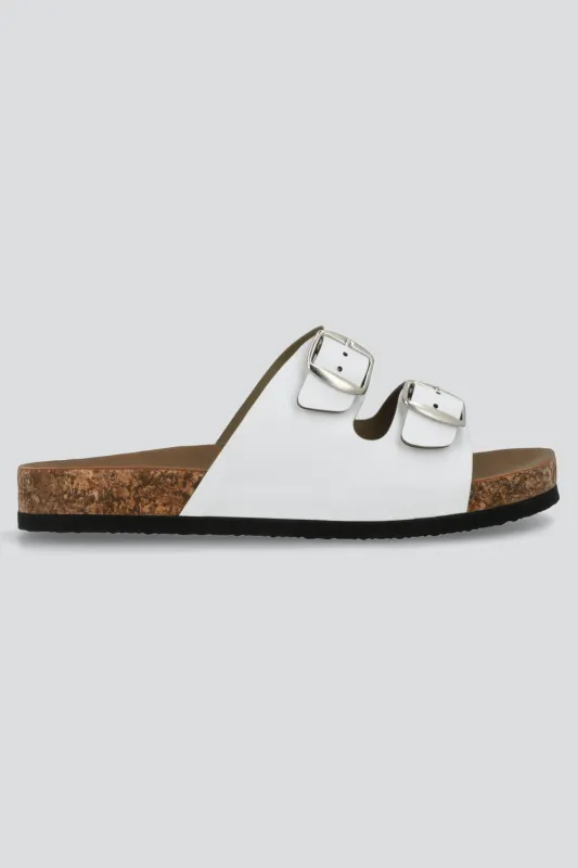 Sandalia dos hebillas corcho sold by Shasa