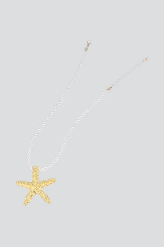 COLLAR ESTRELLA DE MAR CUERDA sold by Shasa