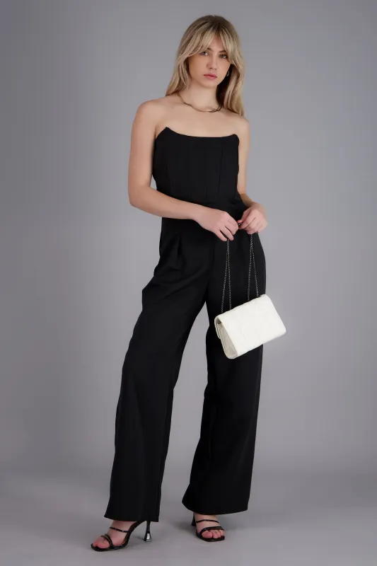 Jumpsuit strapless con varillas sold by Shasa