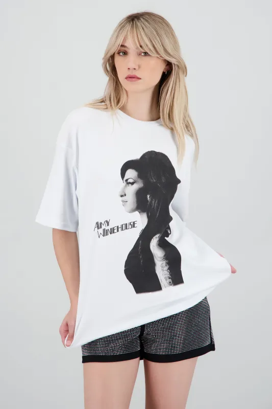 Playera Amy winehouse perfil sold by Shasa