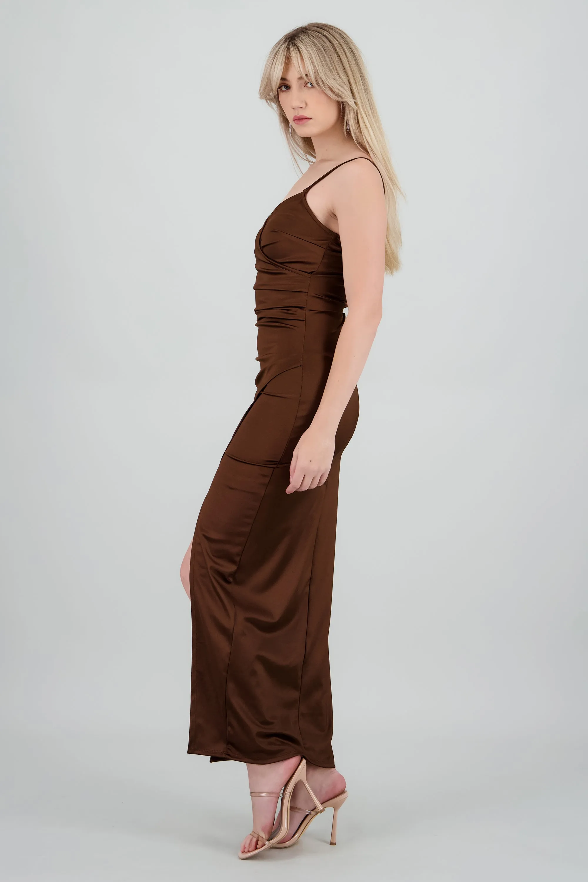Vestido satinado midi sold by Shasa product image thumbnail 3