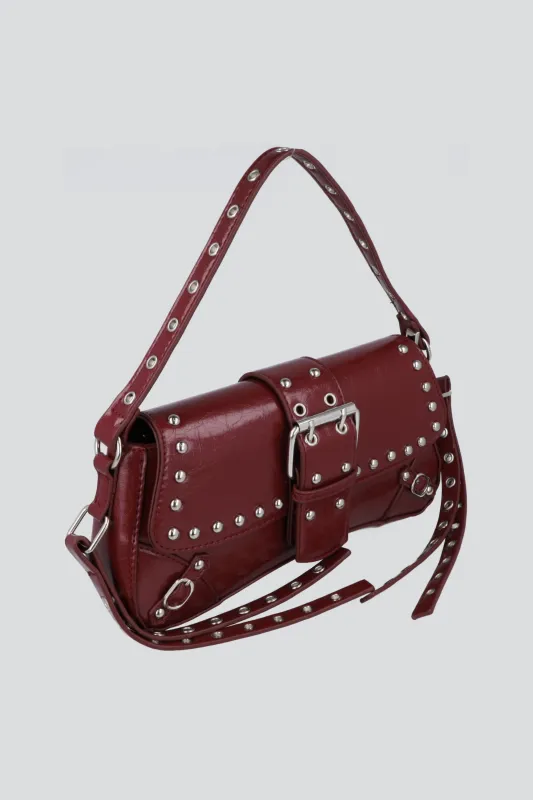 Bolsa baguette hebilla remaches sold by Shasa