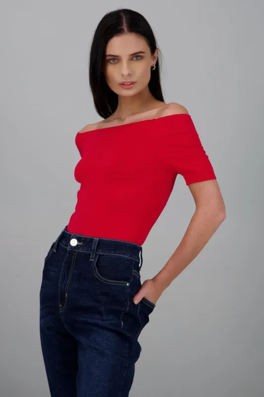 Bodysuit Liso Hombros Descubiertos sold by Shasa